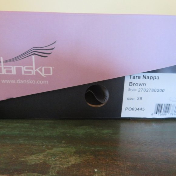 Dansko Left Bank Collection Women’s Tara Leather Napa Brown Platform Shoe 39 - Picture 9 of 9